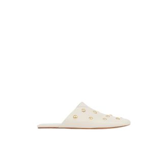 Chlo&eacute; Rita Mule - Dames - Slip ons - Wit - 39 EU - Leer - Schoenen