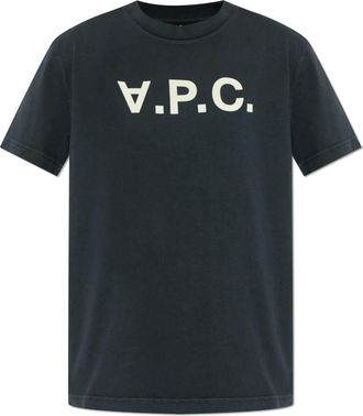 A.P.C. unisex, Camisetas, Azul, Talla: 2XS