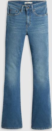 Levi's Womens Levis High Rise Flared Five Pocket Jeans in Another One - Blue - Size 32W/32L