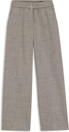 BOSS Regular-fit trousers in a wool blend