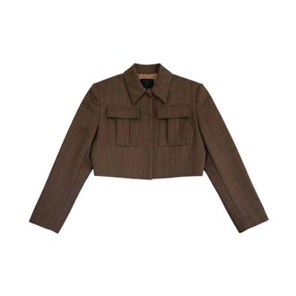 Dondup Blazer Corto - - Jackets - Donna - Marrone - S