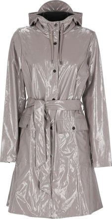 Rains Chaqueta Larga Curve - Coats - Mujer - Gris - XS