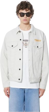 Thisisneverthat Tsnvt Trucker Jacket - Heren - Spijkerjassen - Grijs - L - Katoen - Jassen