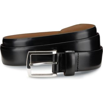 Allen Edmonds Midland Ave. Leather Belt in Black at Nordstrom, Size 30