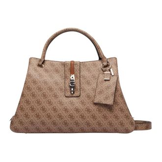 Guess Yvonne Handtas - Dames - Tassen - Beige - Maat: ONE Size