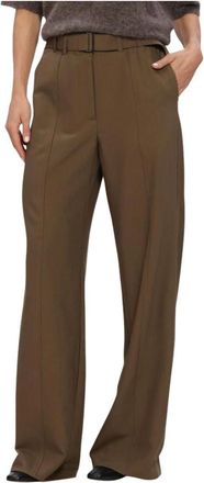 Co'Couture Broeken, Dames, Groen, XL, Amida CC Belt Pant
