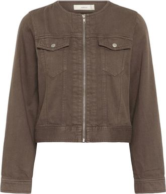 Inwear Jassen, Dames, Bruin, M, Denim, Denim Jassen