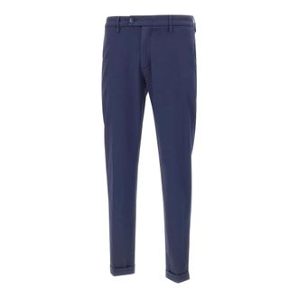 Re-hash Chinos, male, Blue, Size: W40 Mucha10 Trousers
