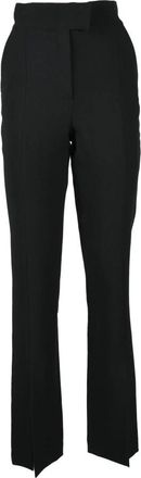 Alberto Audenino Elegante Stretchy Pantalon - Dames - Straight fit broeken - Zwart - S - Polyester - Broeken