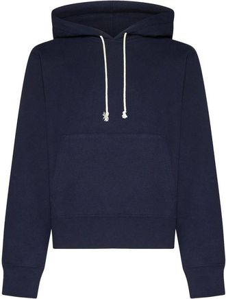 Saint Laurent Blue Cotton Mens Sweatshirt