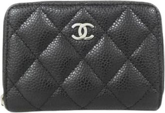 Chanel Pre-owned Wallets, female, Black, Size: ONE SIZE Pre-owned Vintage Wallet