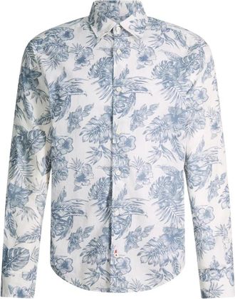 Joop Katoenen shirt met bloemenprint - Heren - Casual Overhemden - Veelkleurig - XL - Katoen - Overhemden