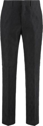 Fendi Hombre, Pantalones, Negro, Talla: L