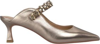 Alma En Pena Platte schoenen met band - Dames - Muiltjes - Geel - 40 EU - Schoenen