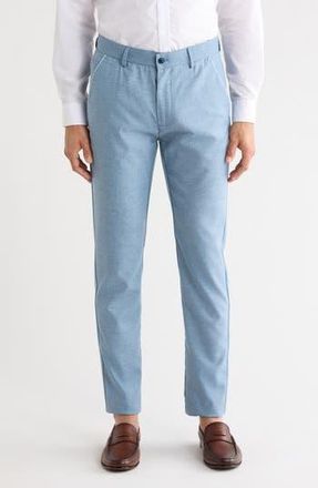 T.R. Premium Straight Leg Trousers in Light Blue at Nordstrom Rack, Size 34