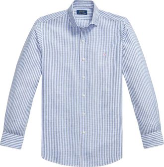 Ralph Lauren Heren, Overhemden, Blauw, Maat: XL