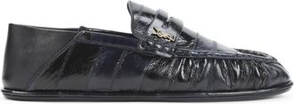 Saint Laurent Navy Blue Solid Le Loafer