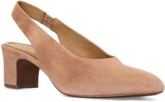 Aquatalia Trevi Slingback Pump in Clay Suede at Nordstrom, Size 10.5