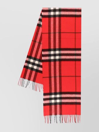 Burberry cashmere check scarf