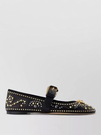 Versace ballerina shoes t05 calfskin leather