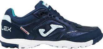Joma Heren Top Flex Leren Zaalvoetbalschoenen (Marineblauw)