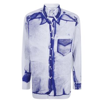 Paul Smith Camisa S/C Easy Fit - Shirts - Hombre - Azul - XL