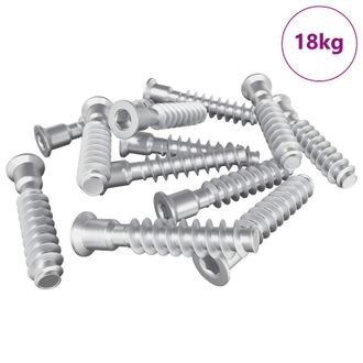 vidaXL Tornillo De Cabeza Cap 2900 Pcs Plateado Acero Vidaxl