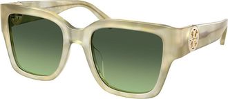 Tory Burch TY7228U 20702A Womens Sunglasses Green Size 52