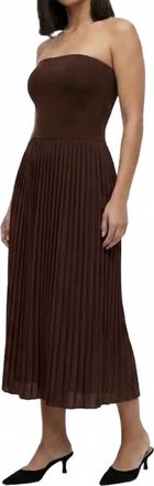 4th & Reckless Anya Corset Dress In Chocolate