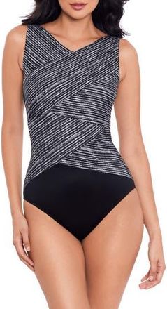 Miraclesuit Selenite Brio Underwire One-Piece Swimsuit in Blw at Nordstrom Rack, Size 10