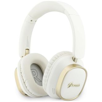 OEM Auriculares Supraaurales Guess Bluetooth Enc Rectangulares De Metal Con Letras Blancas