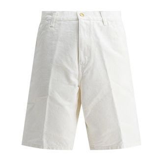 Carhartt Work in Progress Single Knee Short - Heren - Korte broeken - Wit - Maat: W30 Katoen