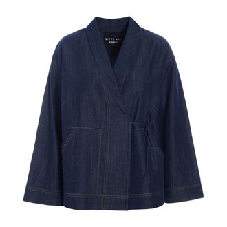 Bitte Kai Rand Denim Jackets, female, Blue, Size: 2XL Denim Jackets