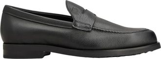Tod's Mocas&iacute;n de piel tipo penny - Shoes - Hombre - Negro - 41 1/2 EU