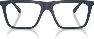 Emporio Armani Clip-On Optisch Montuur - unisex - Brillen - Zwart - 54 MM - Nylon - Accessoires