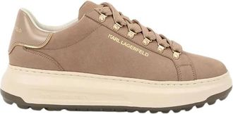 Karl Lagerfeld Heren, Schoenen, Beige, Maat: 46 EU Leer