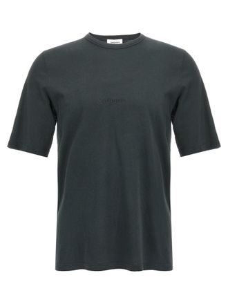 Saint Laurent Black Cotton Mens T-Shirt