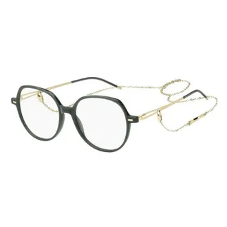 HUGO BOSS BOSS 1391 01ED 00 Green/Gold with Gold Chain 53mm