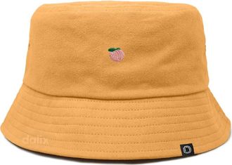Dalix Lil Peach Bucket Hat in Golden Cream at Nordstrom, Size X-Large