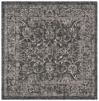Safavieh Alfombra lana gris/azul marino 160 x 160 cm