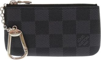 Louis Vuitton Pre-owned Wallets, male, Black, Size: ONE SIZE Pre-owned Damier Graphite Pochette