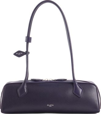 Alaia Le Teckel Medium Shoulder Bag in Aubergine at Nordstrom