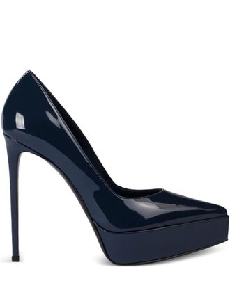Le Silla Uma platform pumps - Blue