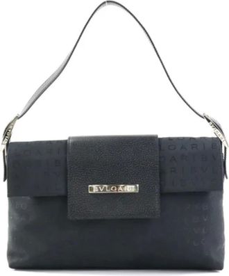 Bulgari Pre-owned Handbags, female, Black, Size: ONE SIZE Pre-owned Fabric shoulder-bags