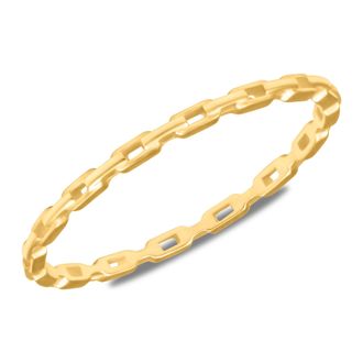 MAX + STONE 14k Yellow Gold Chain Link Ring