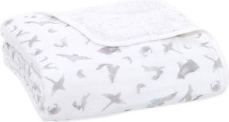 Aden + Anais Boutique 100% Organic Cotton Muslin Baby Blanket in Map The Stars at Nordstrom