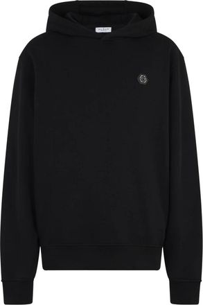 Philipp Plein Fleece Hoodie Basic - Heren - Hoodies - Zwart - M - Katoen - Hoodies & sweatvesten
