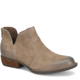 Born Womens Kerri Bootie In Taupe Distressed