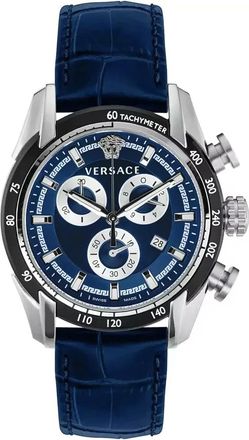 Versace V-Ray Chrono - Heren - Horloges - Veelkleurig - ONE Size - Leer - Accessoires