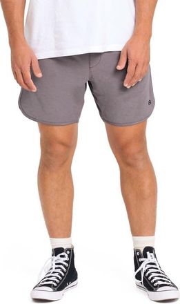 Billabong Surftrek Transit Elastic Waist Hybrid Shorts in Shark at Nordstrom, Size Xx-Large